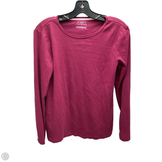 Top Long Sleeve By Talbots In Maroon, Size: M