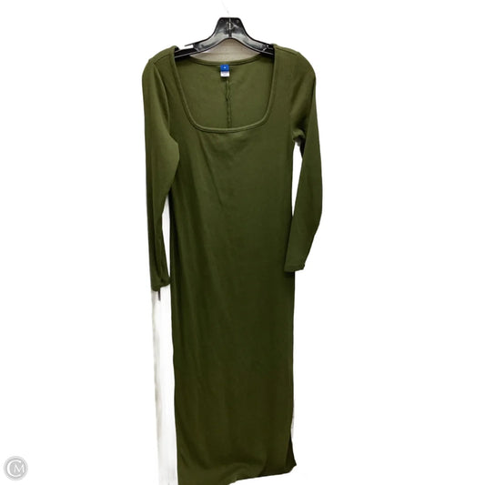 Dress Casual Maxi By Old Navy In Green, Size: M