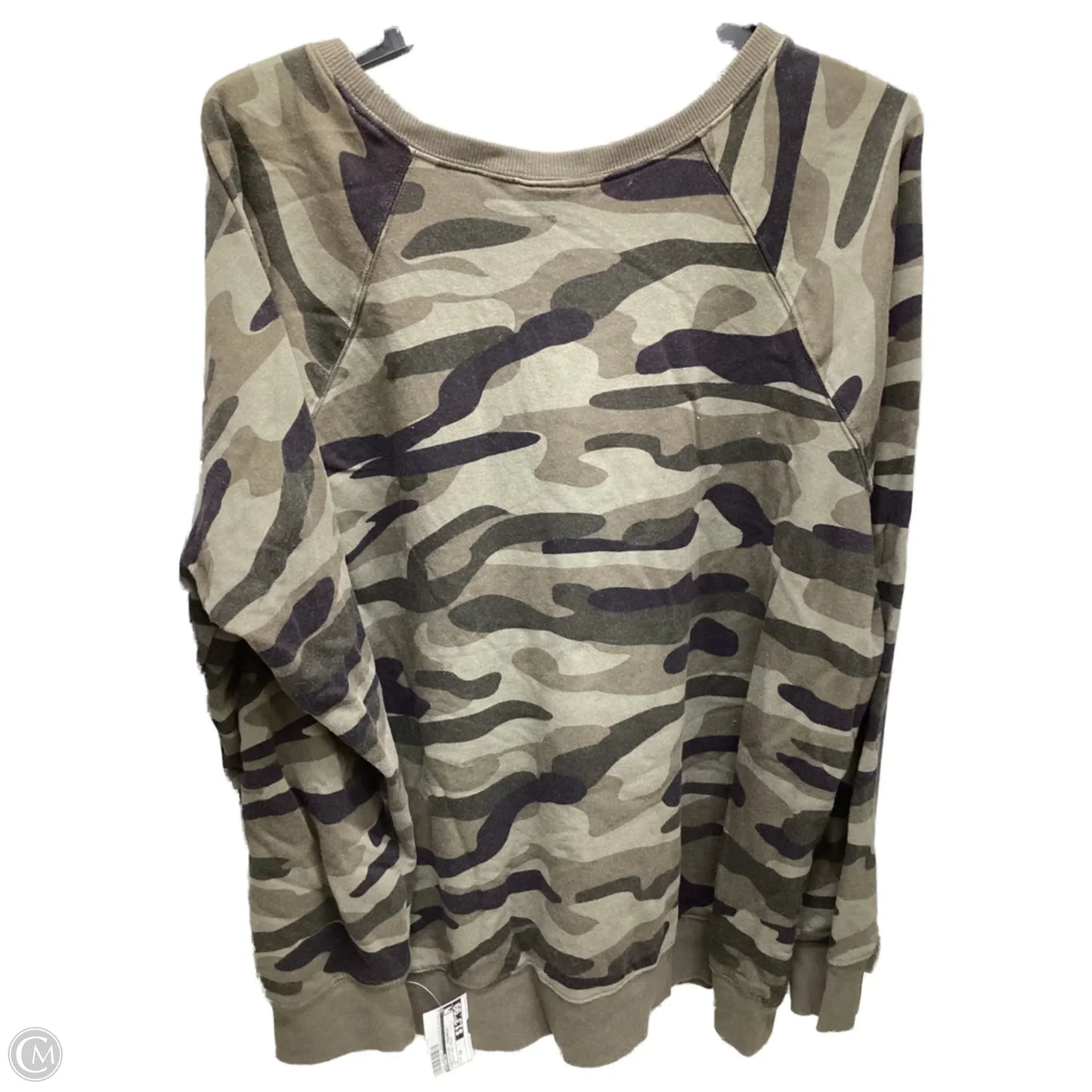 Sweatshirt Crewneck By Torrid In Camouflage Print, Size: 3x
