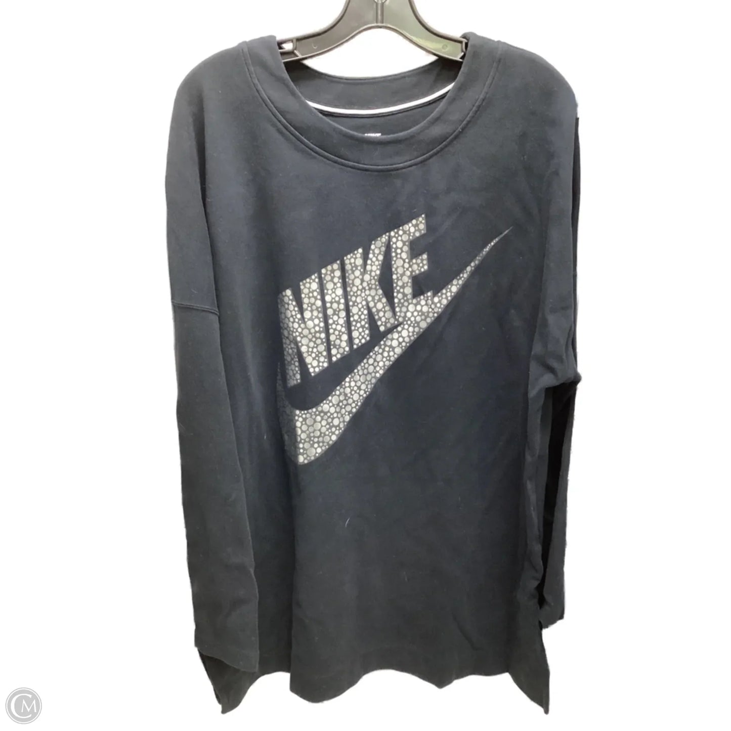 Sweatshirt Crewneck By Nike Apparel In Black, Size: Xl