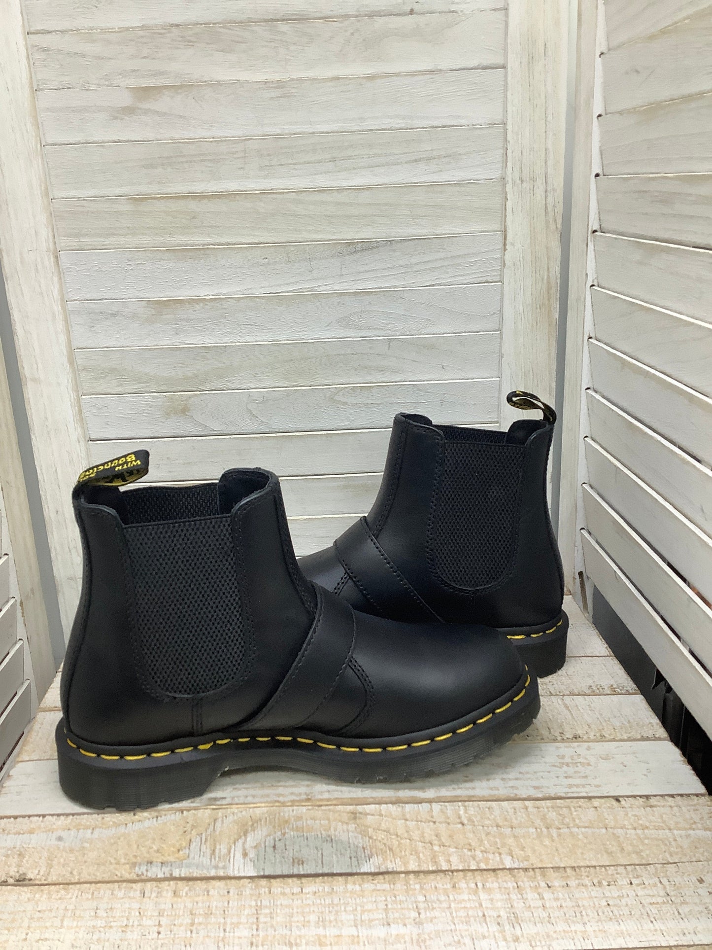 Boots Ankle Flats By Dr Martens In Black, Size: 9