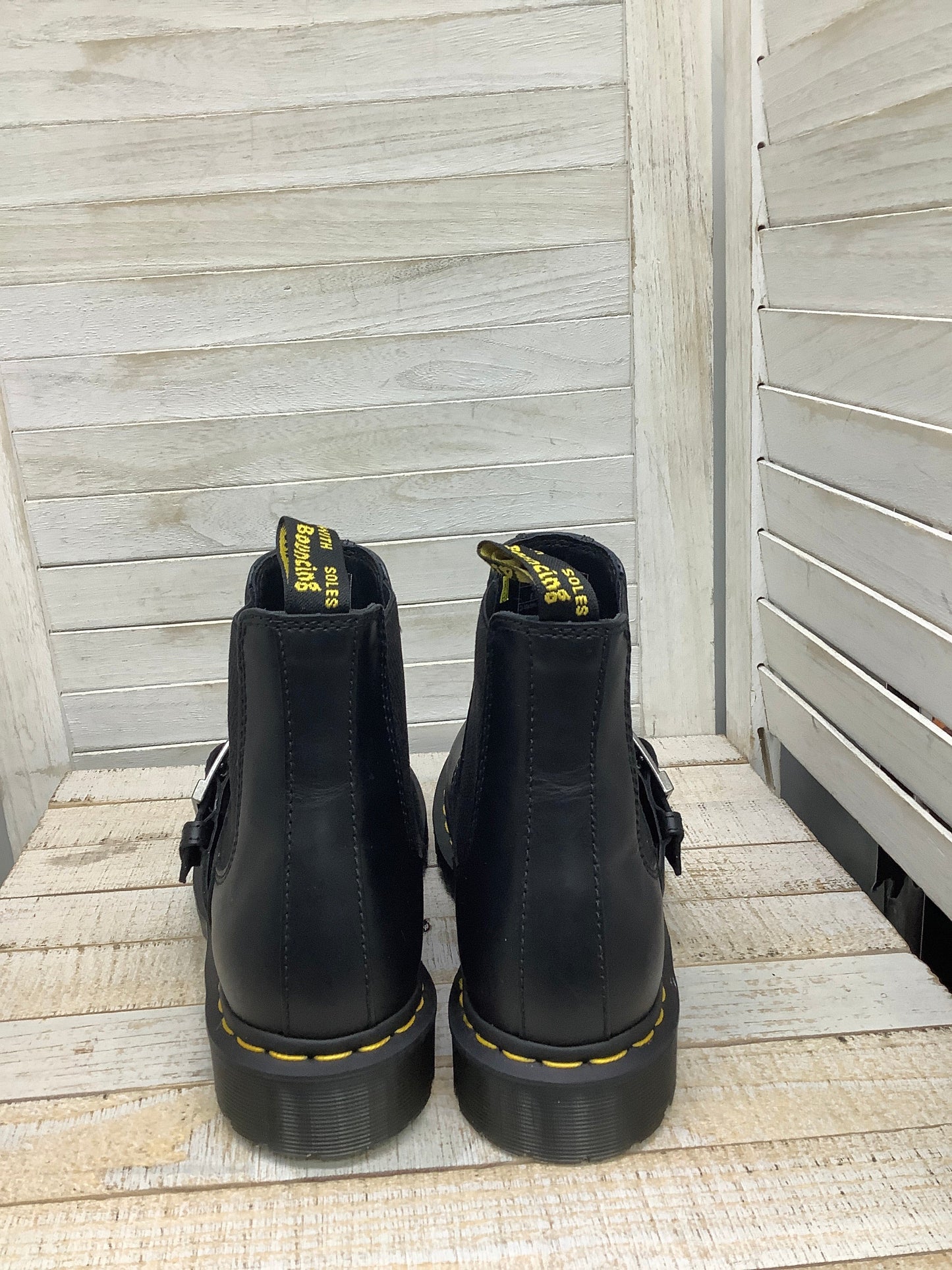 Boots Ankle Flats By Dr Martens In Black, Size: 9