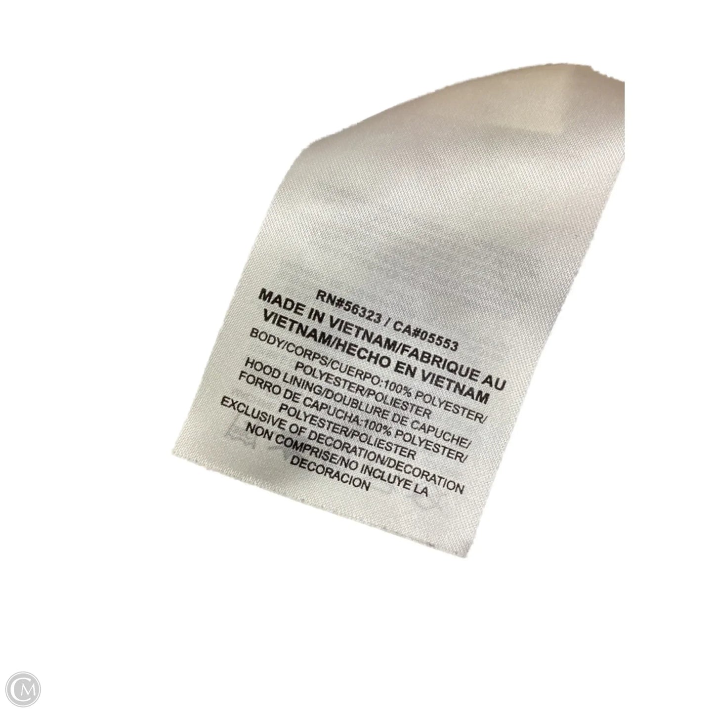 Sweatshirt Hoodie By Nike Apparel In Grey, Size: M