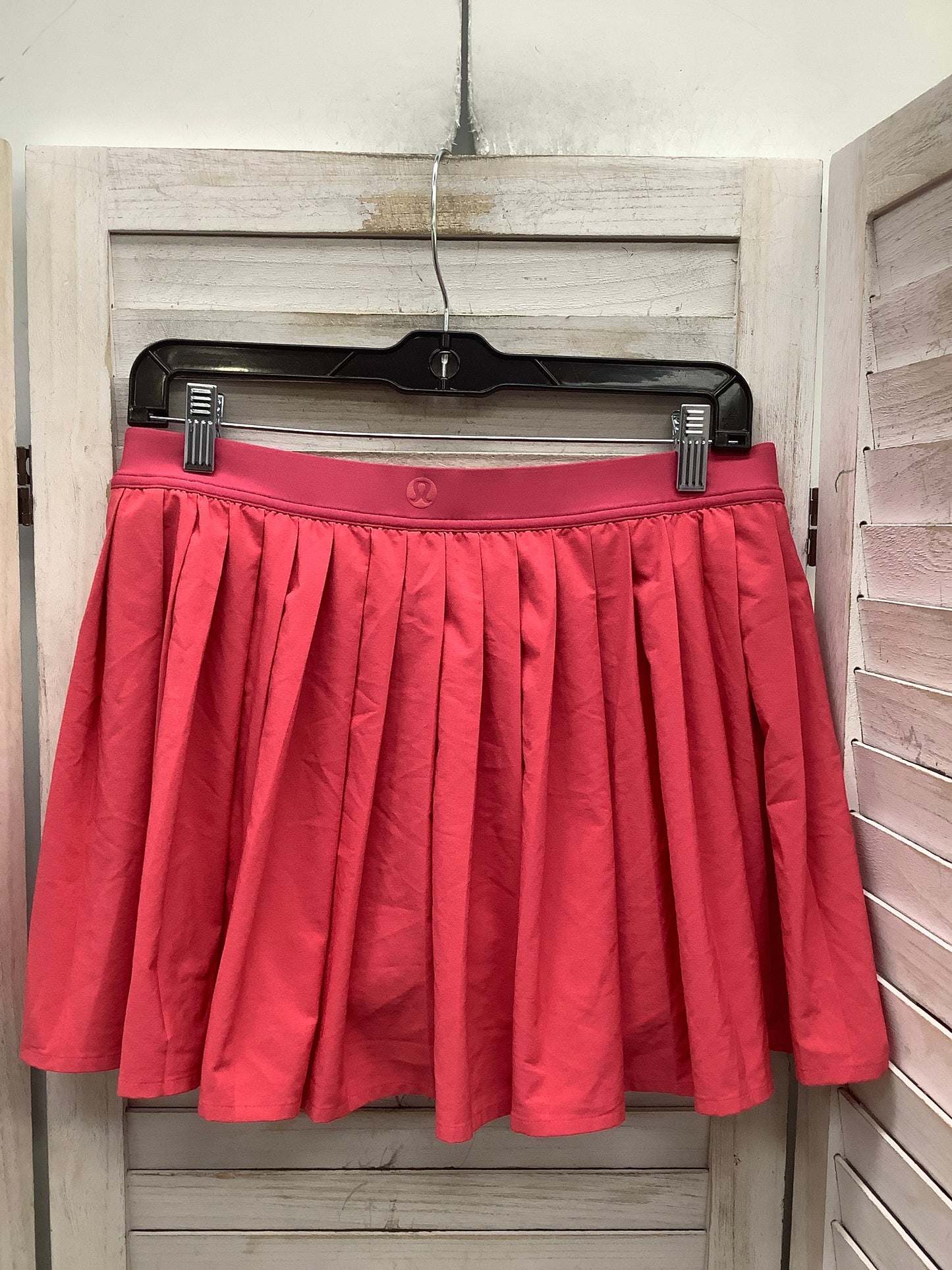 Athletic Skort By Lululemon In Pink, Size: 10