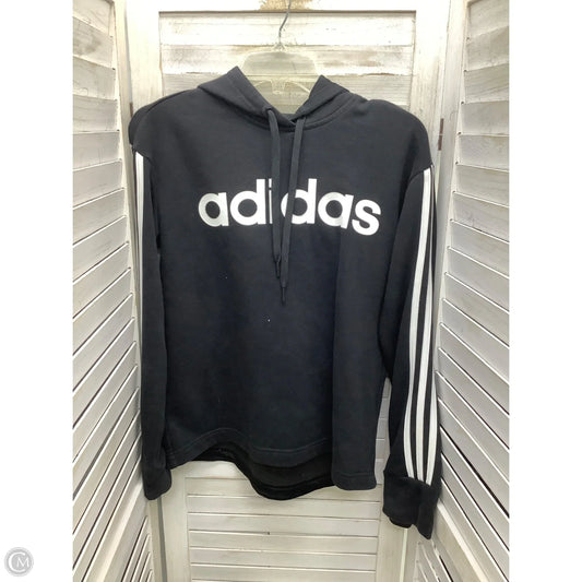 Sweatshirt Hoodie By Adidas In Black, Size: S