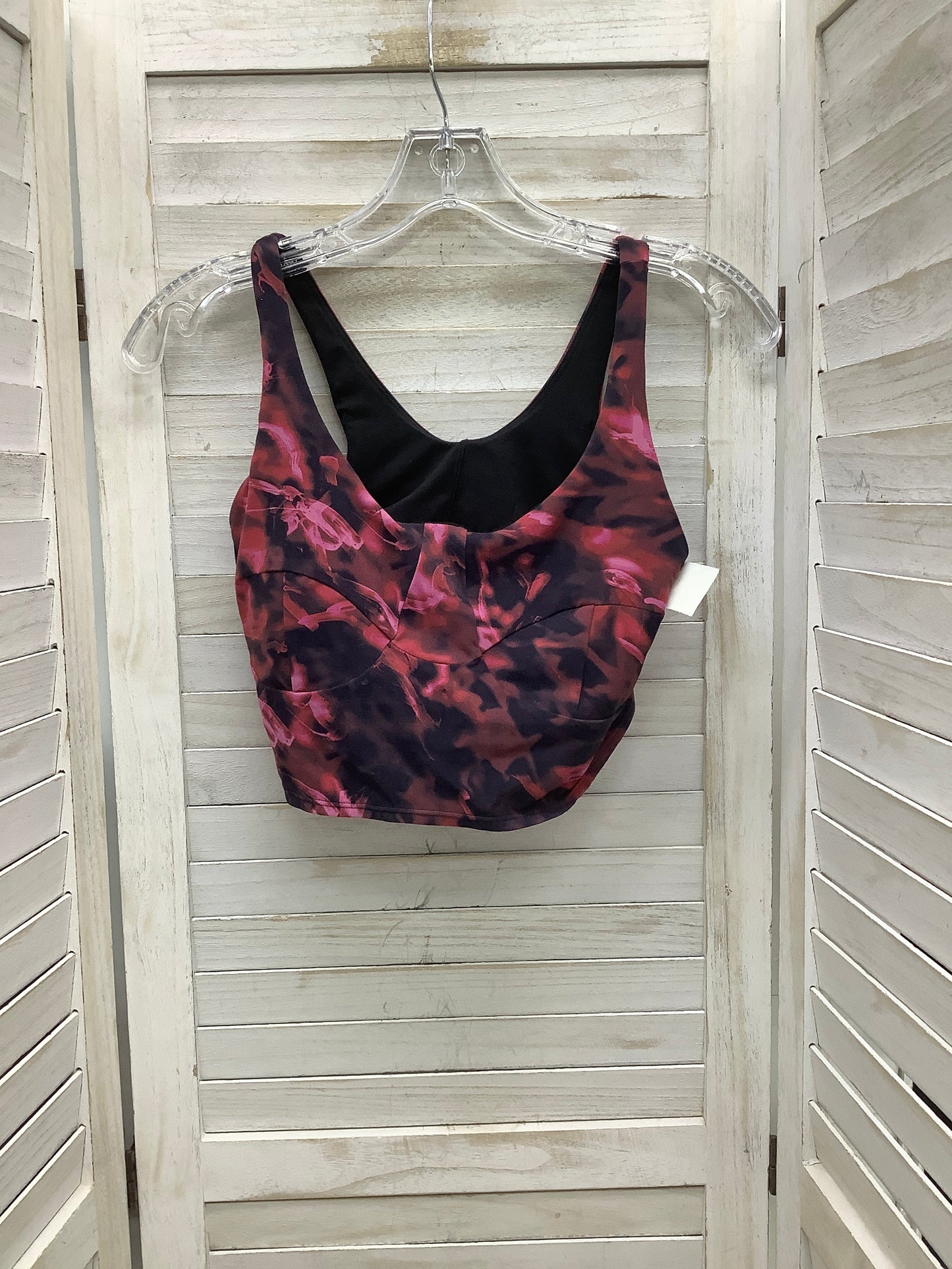 Athletic Bra By Lululemon In Floral Print, Size: 8