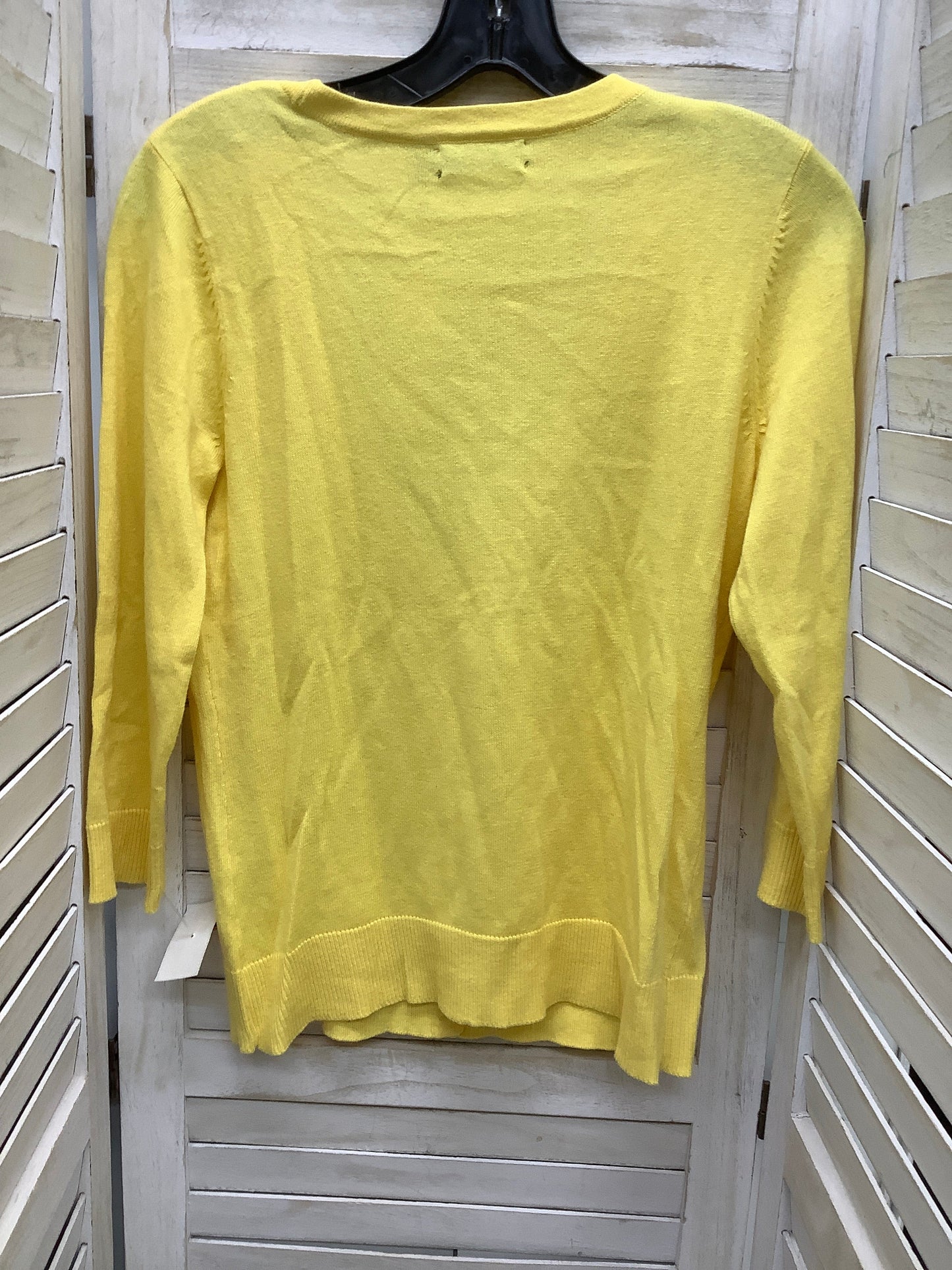 Cardigan By New York And Co In Yellow, Size: M