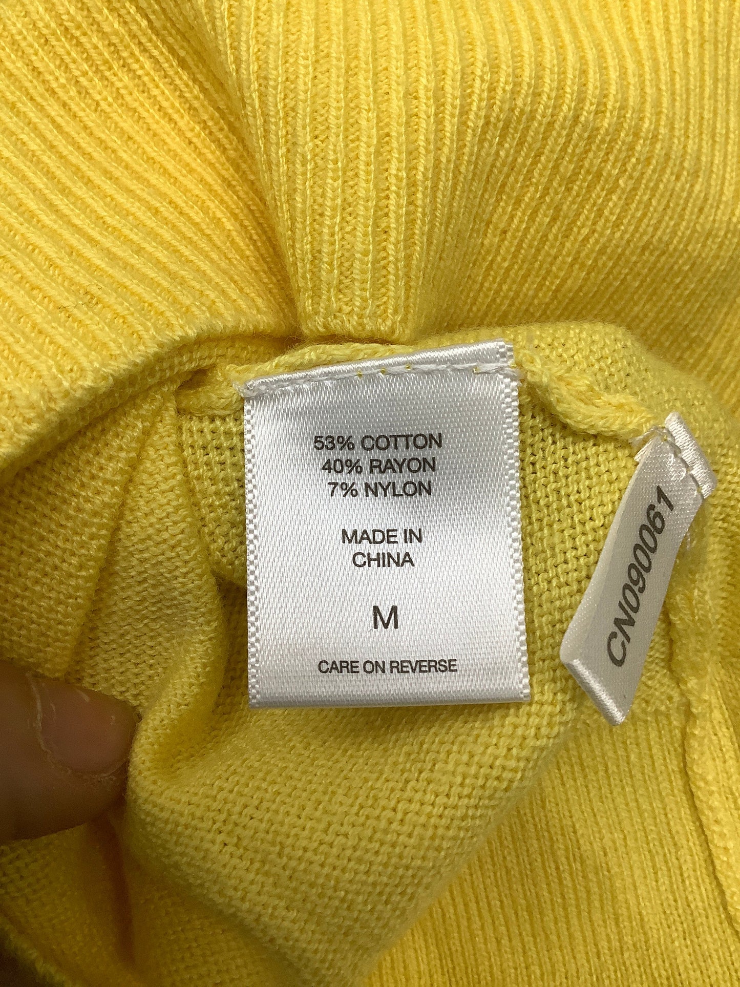 Cardigan By New York And Co In Yellow, Size: M