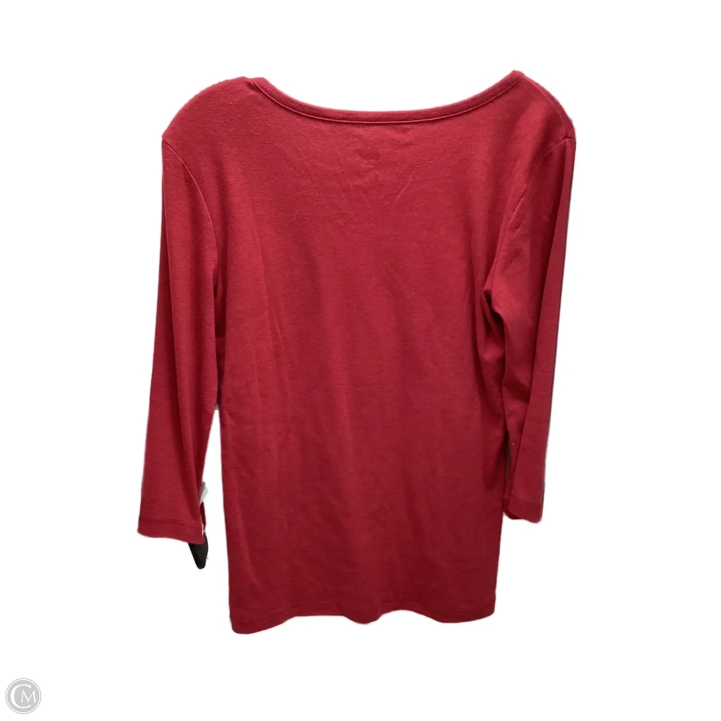 Top Long Sleeve By Lee In Red, Size: M