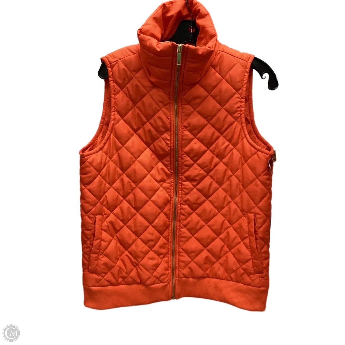 Vest Puffer & Quilted By Crown And Ivy In Orange, Size: M