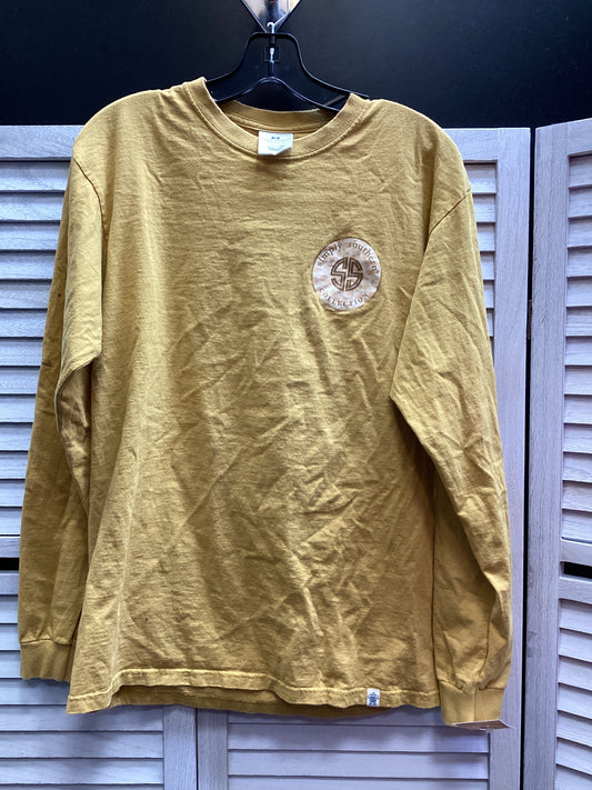 Top Long Sleeve By Simply Southern In Yellow, Size: M