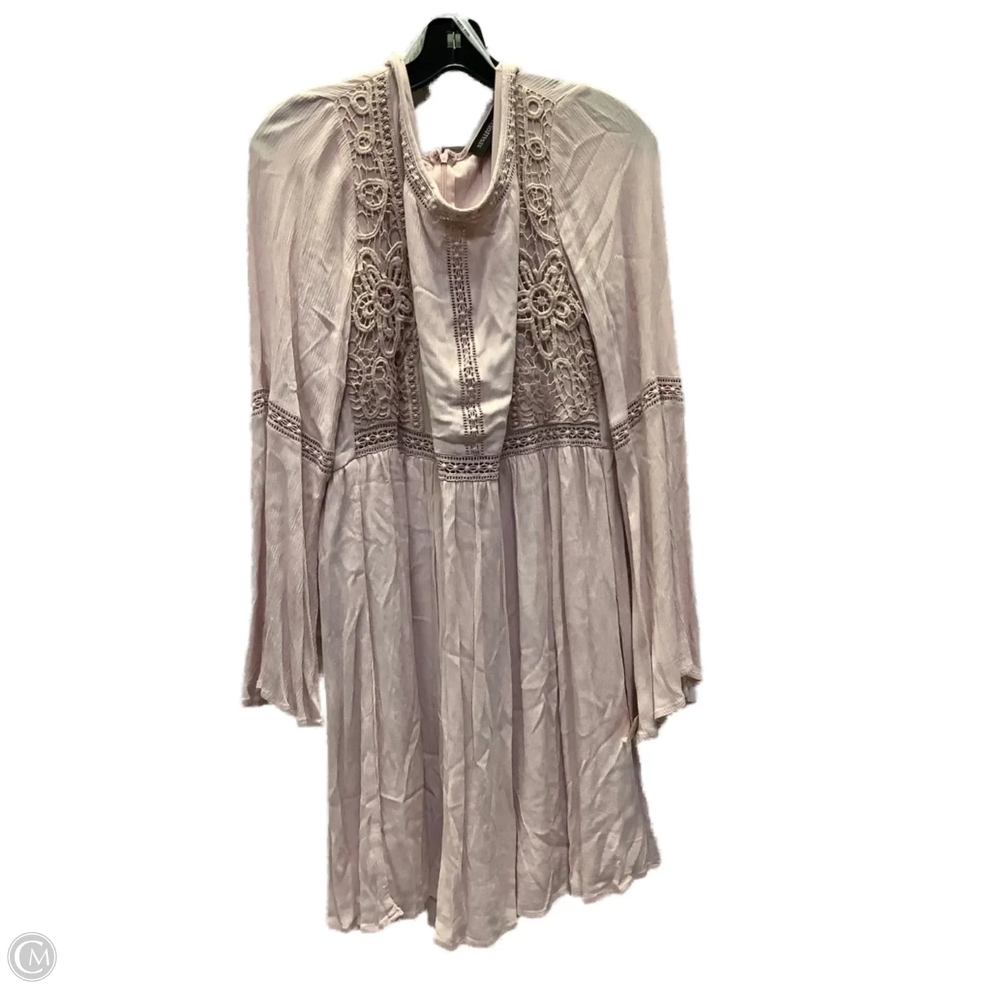 Dress Casual Midi By Nina Leonard In Pink, Size: Xl