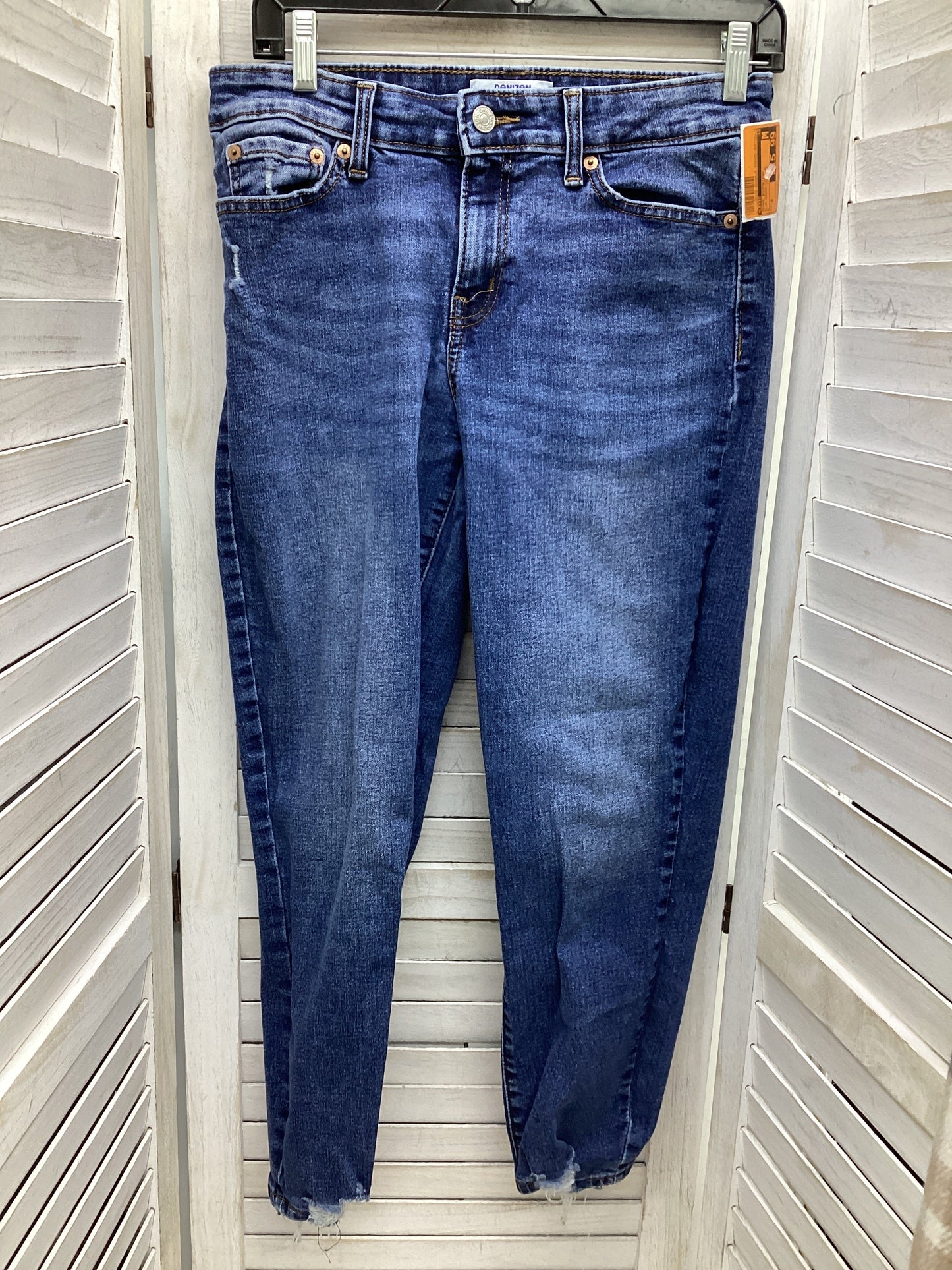 Jeans Boyfriend By Levis In Blue Denim, Size: 8