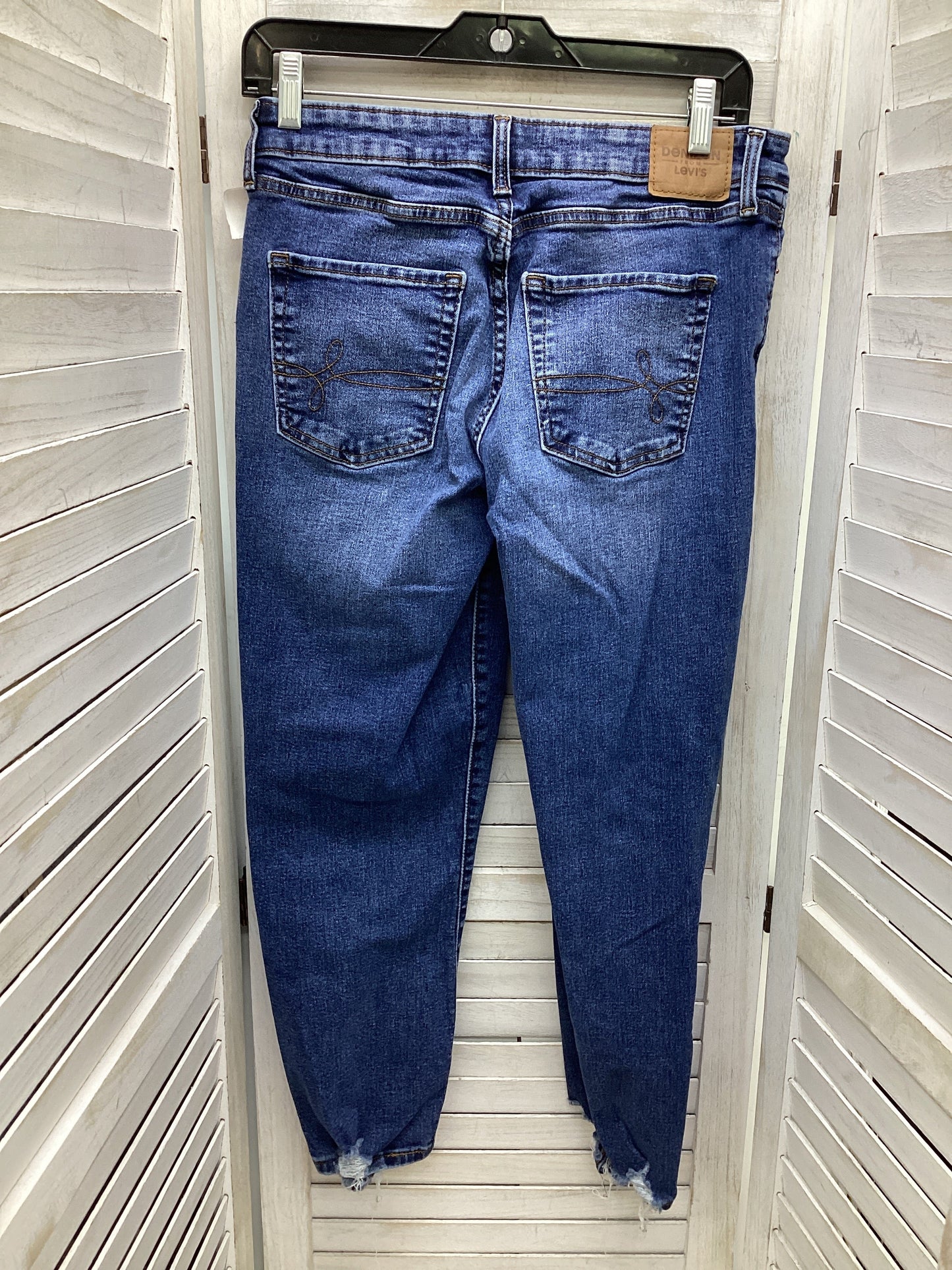 Jeans Boyfriend By Levis In Blue Denim, Size: 8