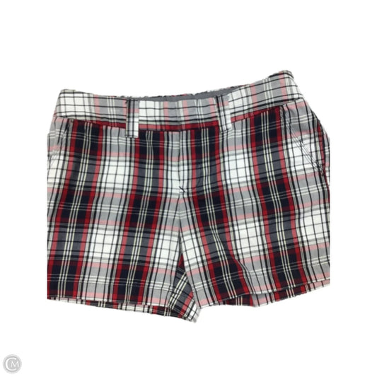 Shorts By Tommy Hilfiger In Plaid Pattern, Size: 4