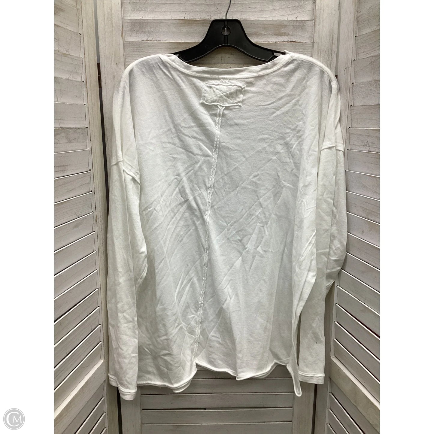 Top Long Sleeve By We The Free In White, Size: L