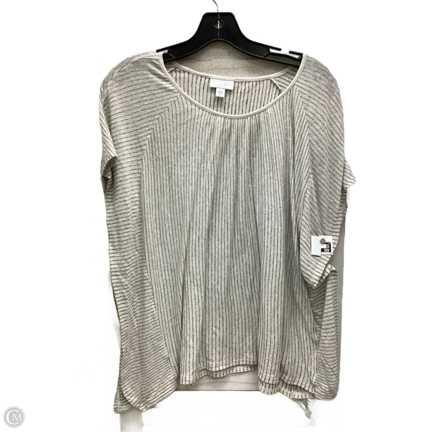 Top Sleeveless By Pure Jill In Striped Pattern, Size: M