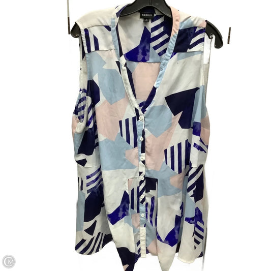 Top Sleeveless By Torrid In Multi-colored, Size: 2x