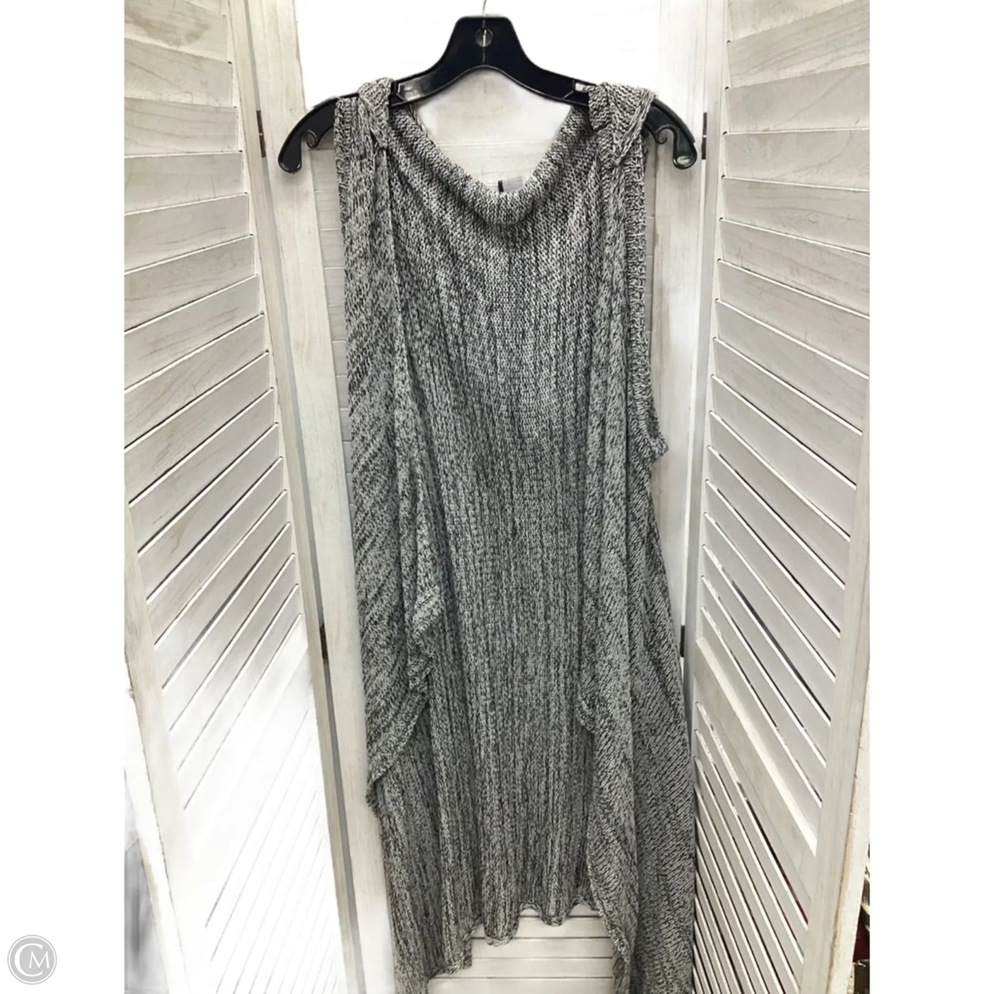 Cardigan By Torrid In Black & Grey, Size: 2x