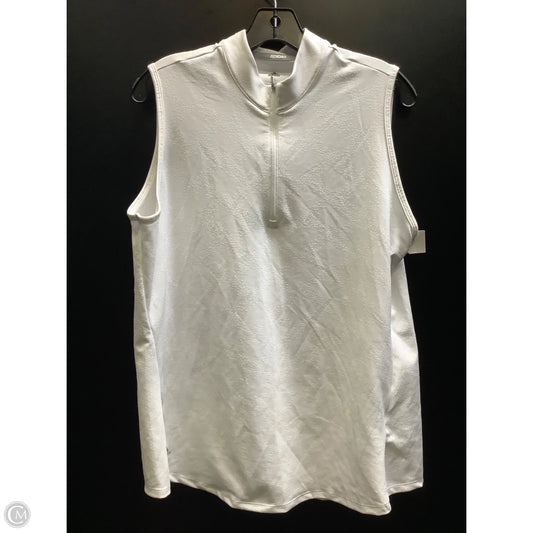 Athletic Tank Top By Adidas In White, Size: Xl