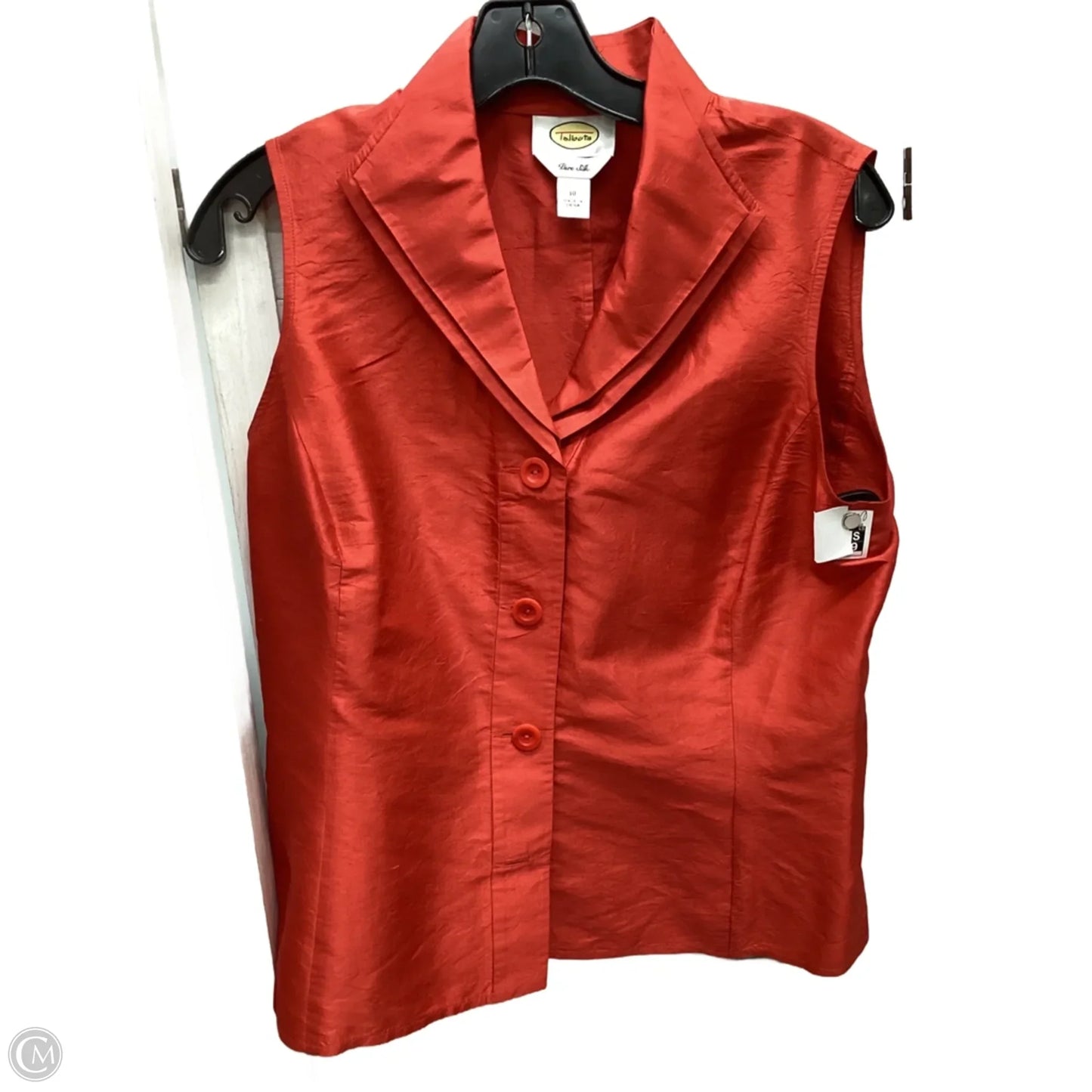 Top Sleeveless By Talbots In Red, Size: 10