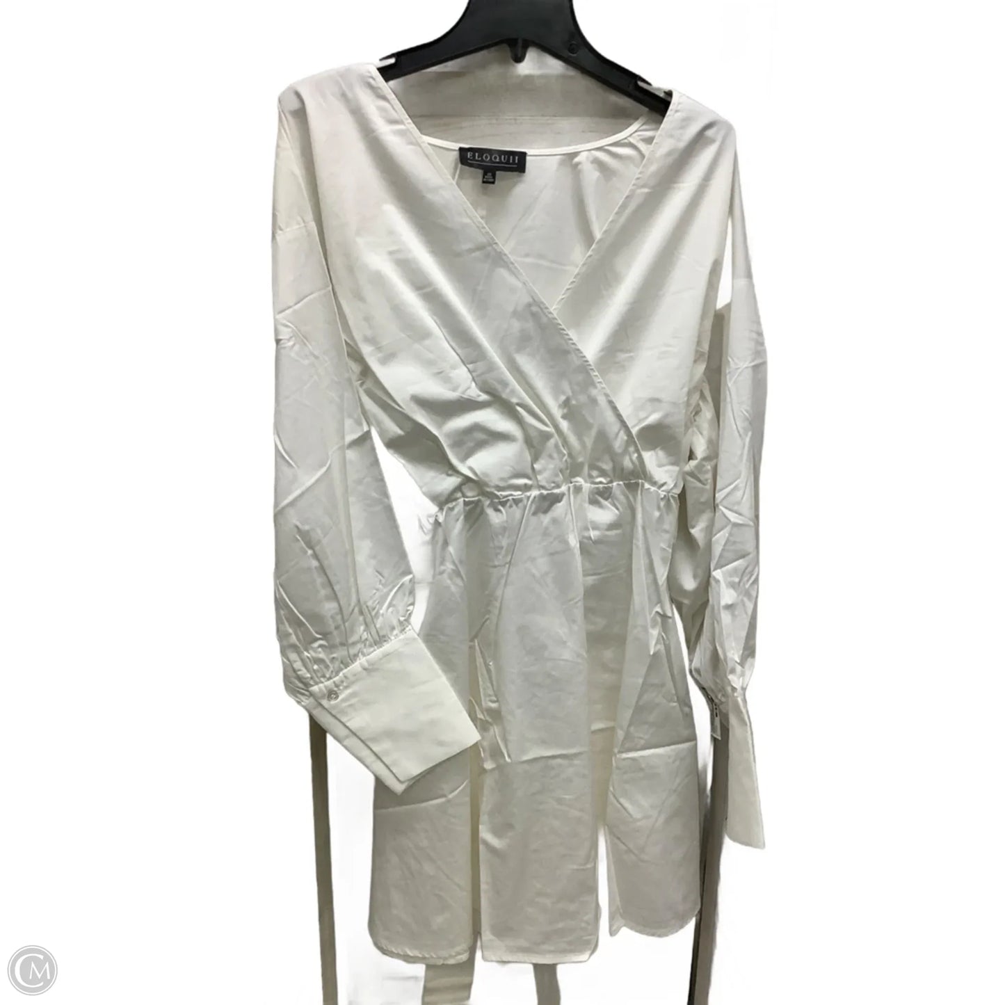 Dress Casual Midi By Eloquii In White, Size: 20