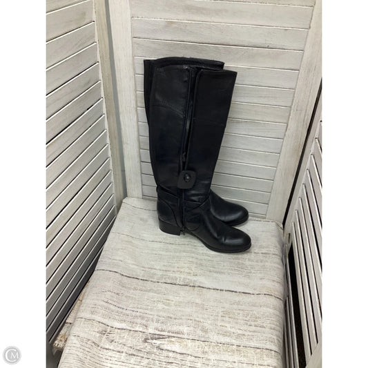 Boots Mid-calf Heels By Unisa In Black, Size: 6.5