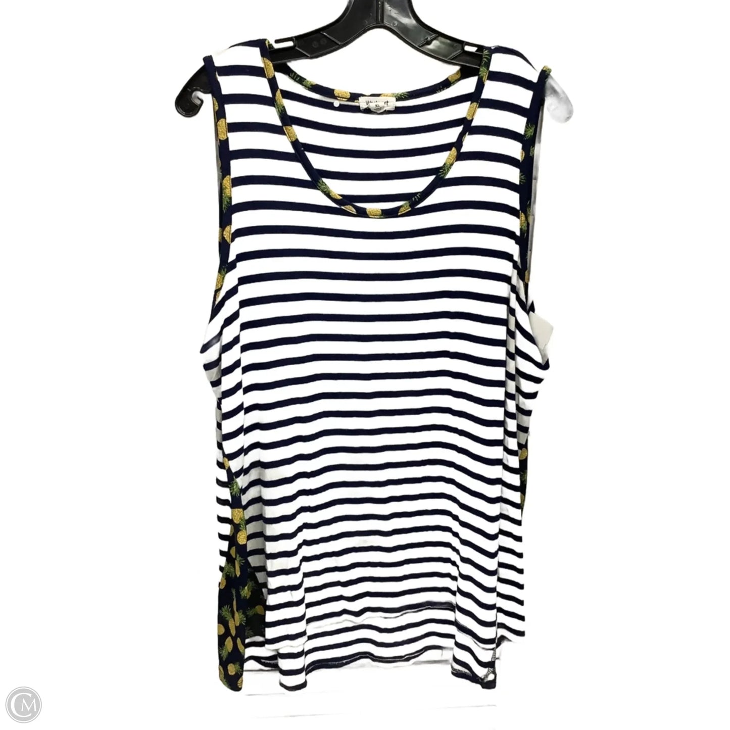 Top Sleeveless By Westport In Striped Pattern, Size: Xl