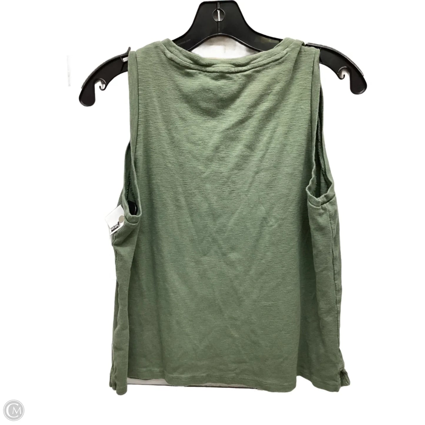Top Sleeveless By Banana Republic In Green, Size: M
