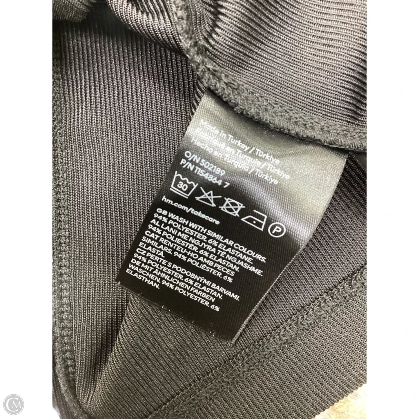 Dress Party Midi By H&m In Black, Size: S