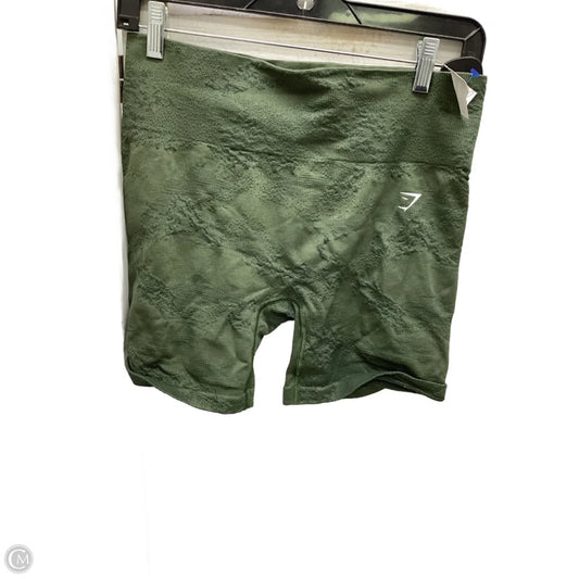 Athletic Shorts By Gym Shark In Green, Size: L