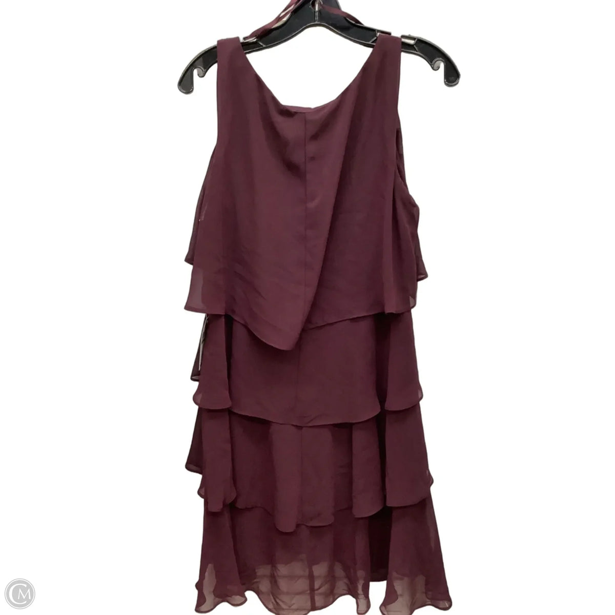 Dress Party Midi By Clothes Mentor In Maroon, Size: 14p