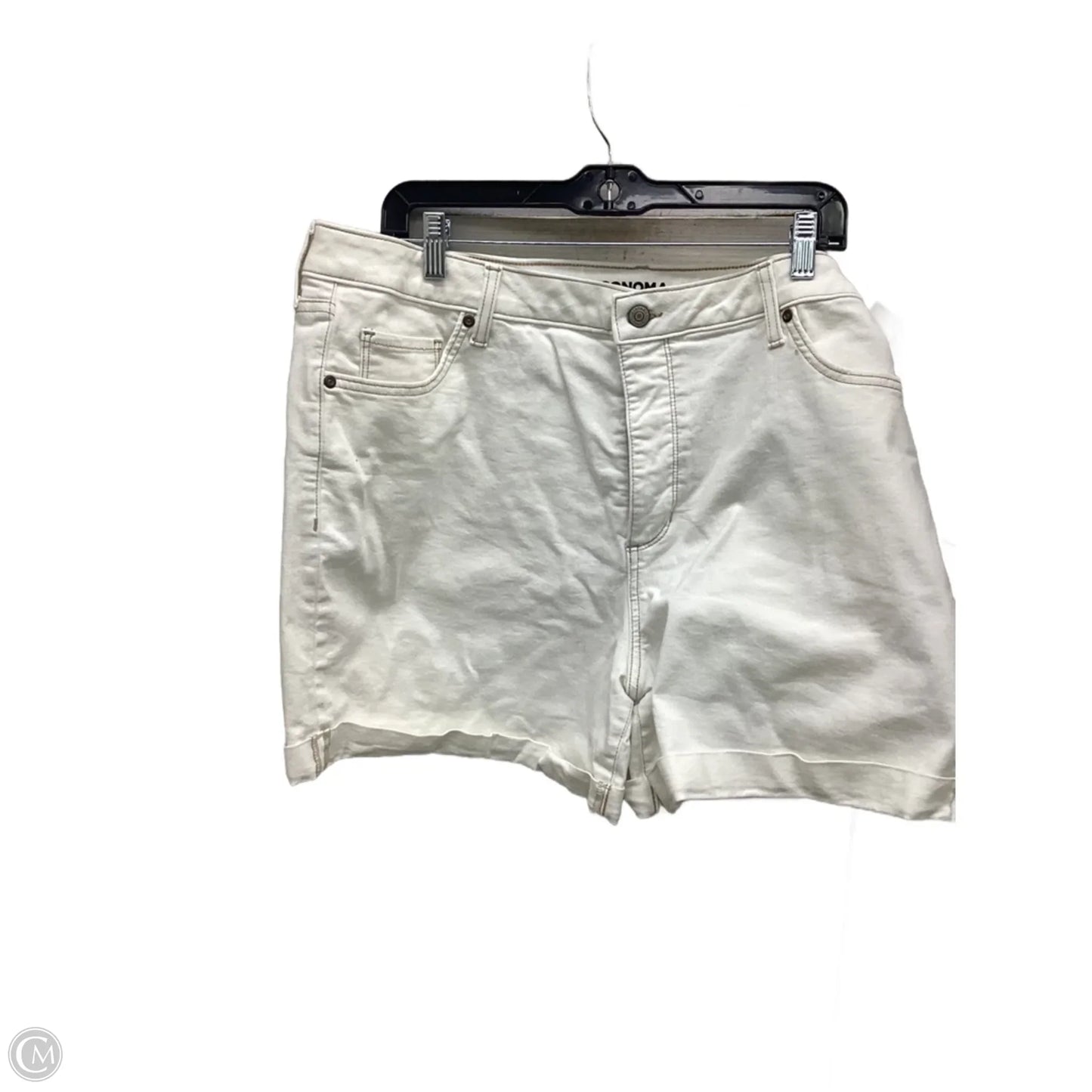 Shorts By Sonoma In White Denim, Size: 18