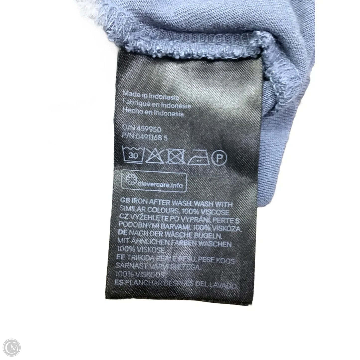 Dress Casual Short By H&m In Blue, Size: M