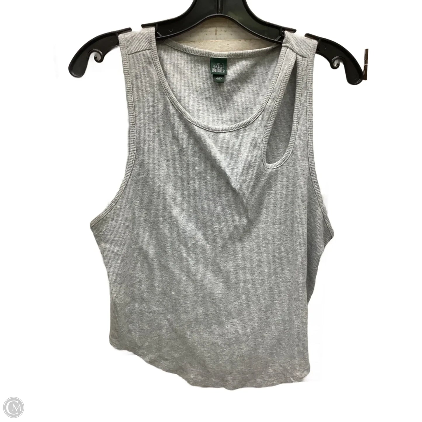 Top Sleeveless By Wild Fable In Grey, Size: Xxl