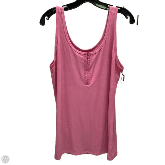 Top Sleeveless By Torrid In Pink, Size: 2x