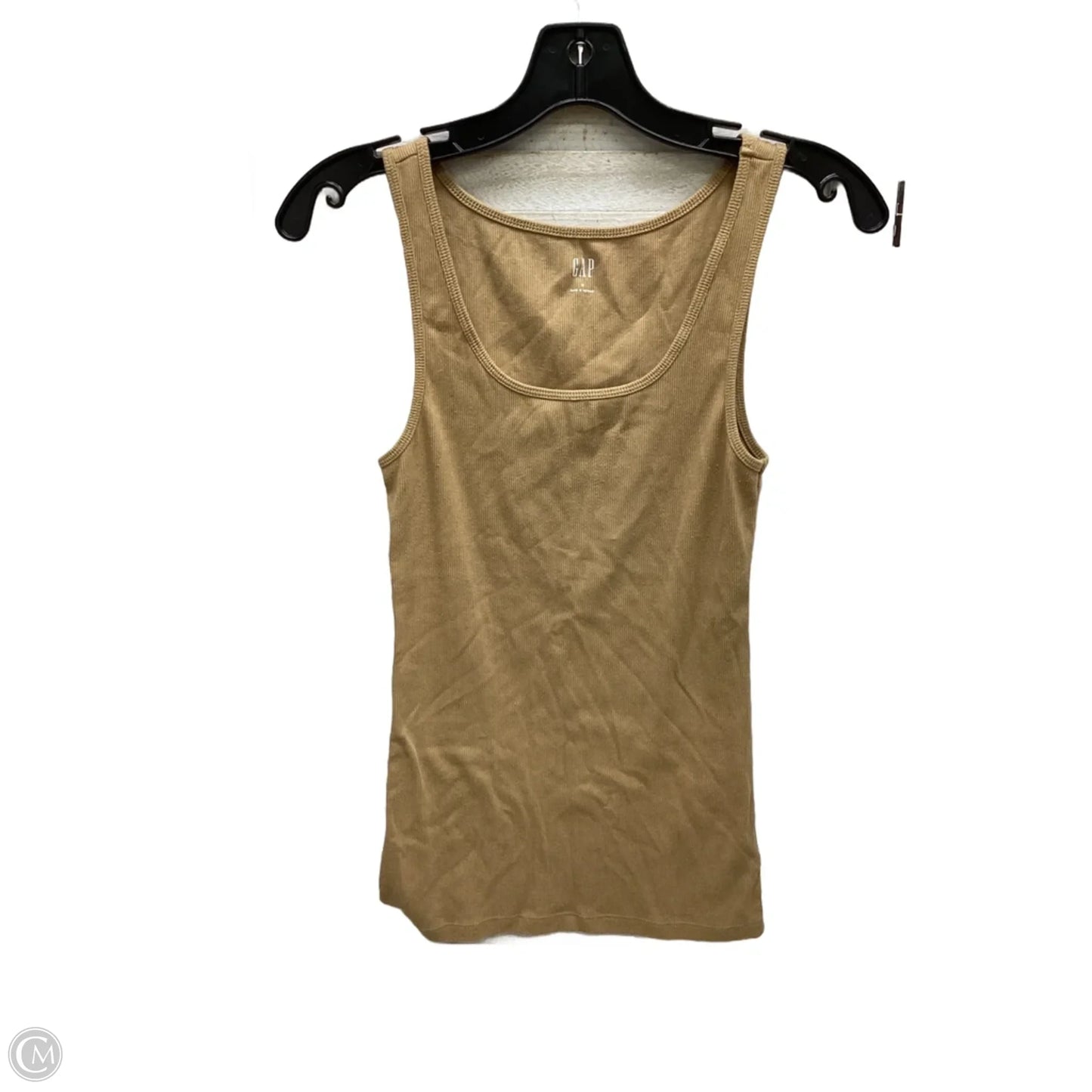 Top Sleeveless By Gap In Brown, Size: M
