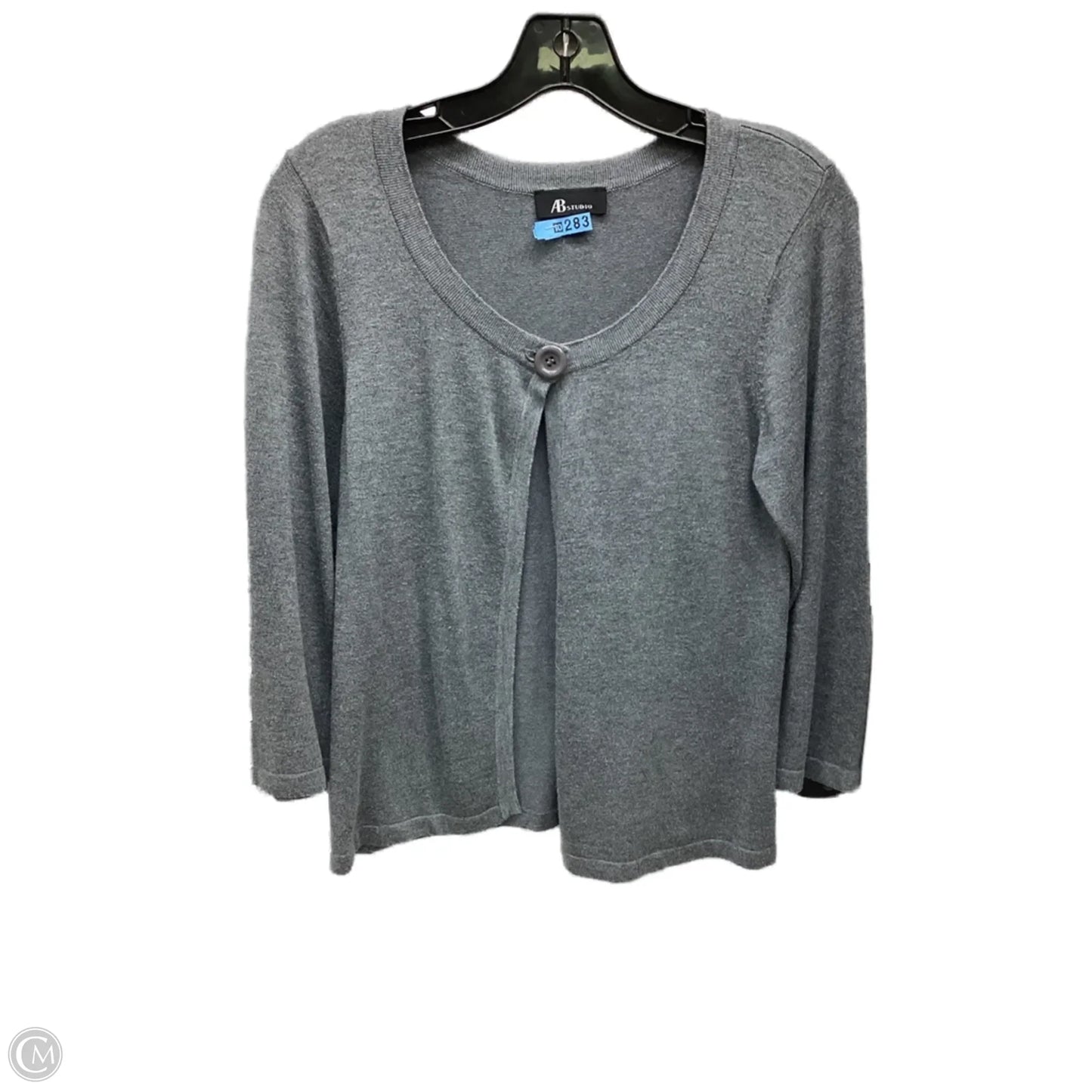 Cardigan By Ab Studio In Grey, Size: M