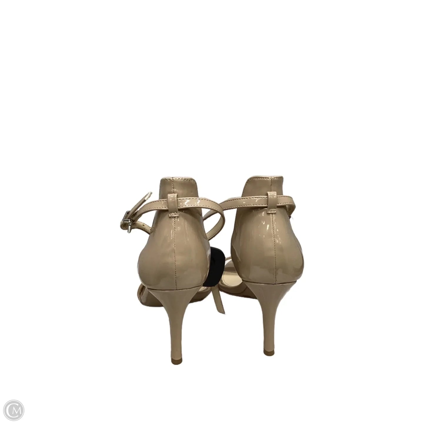 Sandals Heels Kitten By Jessica Simpson In Beige, Size: 9.5