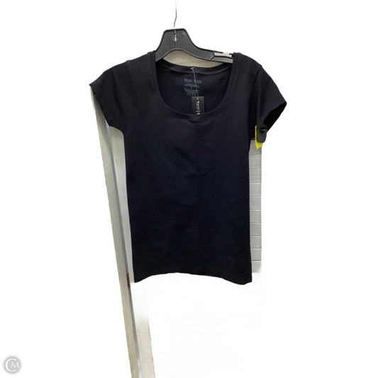 Top Short Sleeve By White House Black Market In Black, Size: S