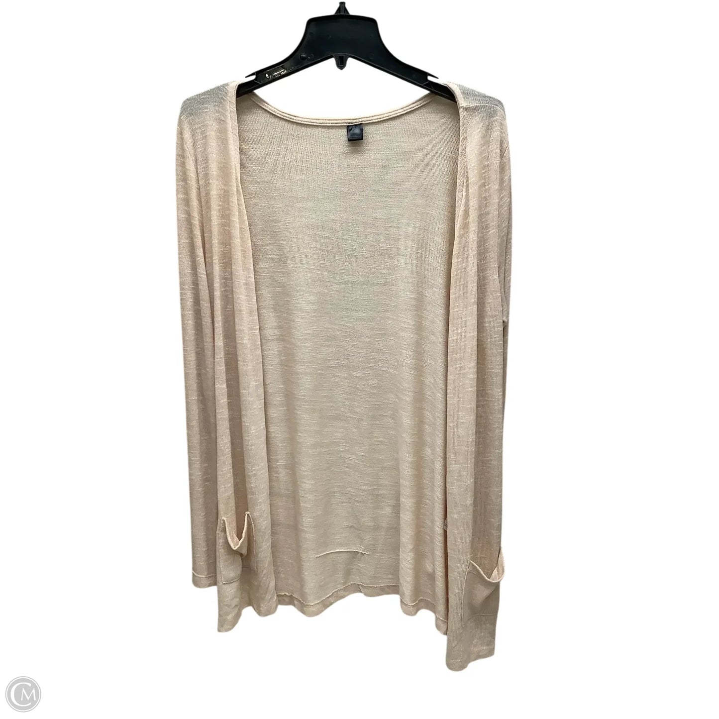 Cardigan By Clothes Mentor In Peach, Size: M