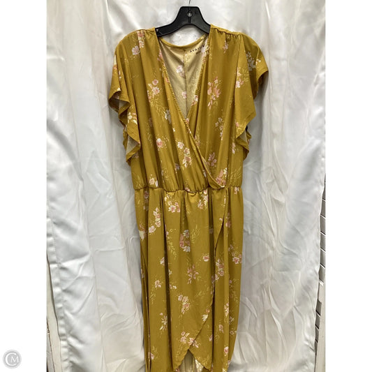 Dress Casual Maxi By Ava & Viv In Floral Print, Size: 2x