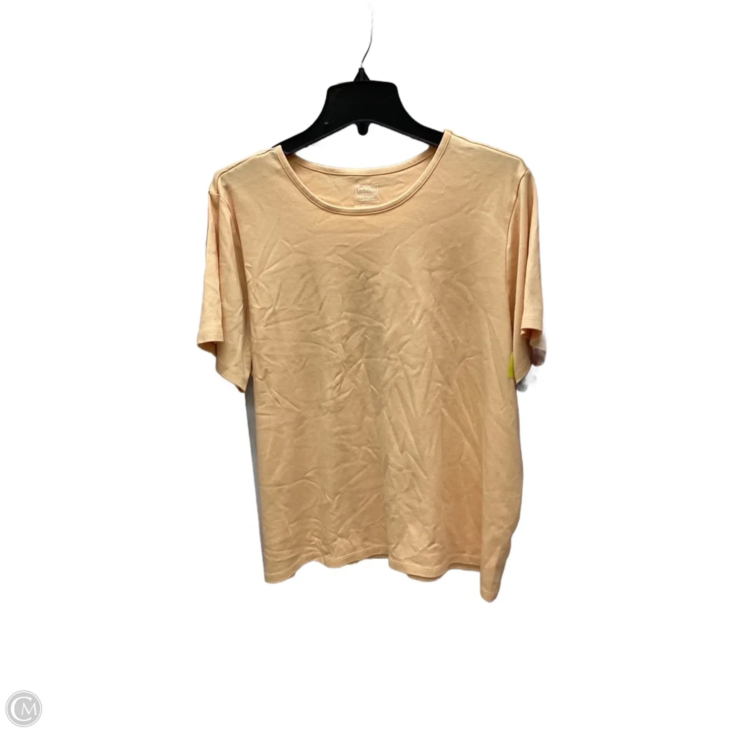 Top Short Sleeve By L.l. Bean In Orange, Size: 2x