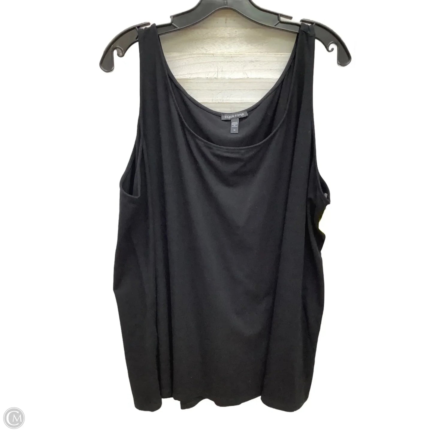 Top Sleeveless By Eileen Fisher In Black, Size: 3x