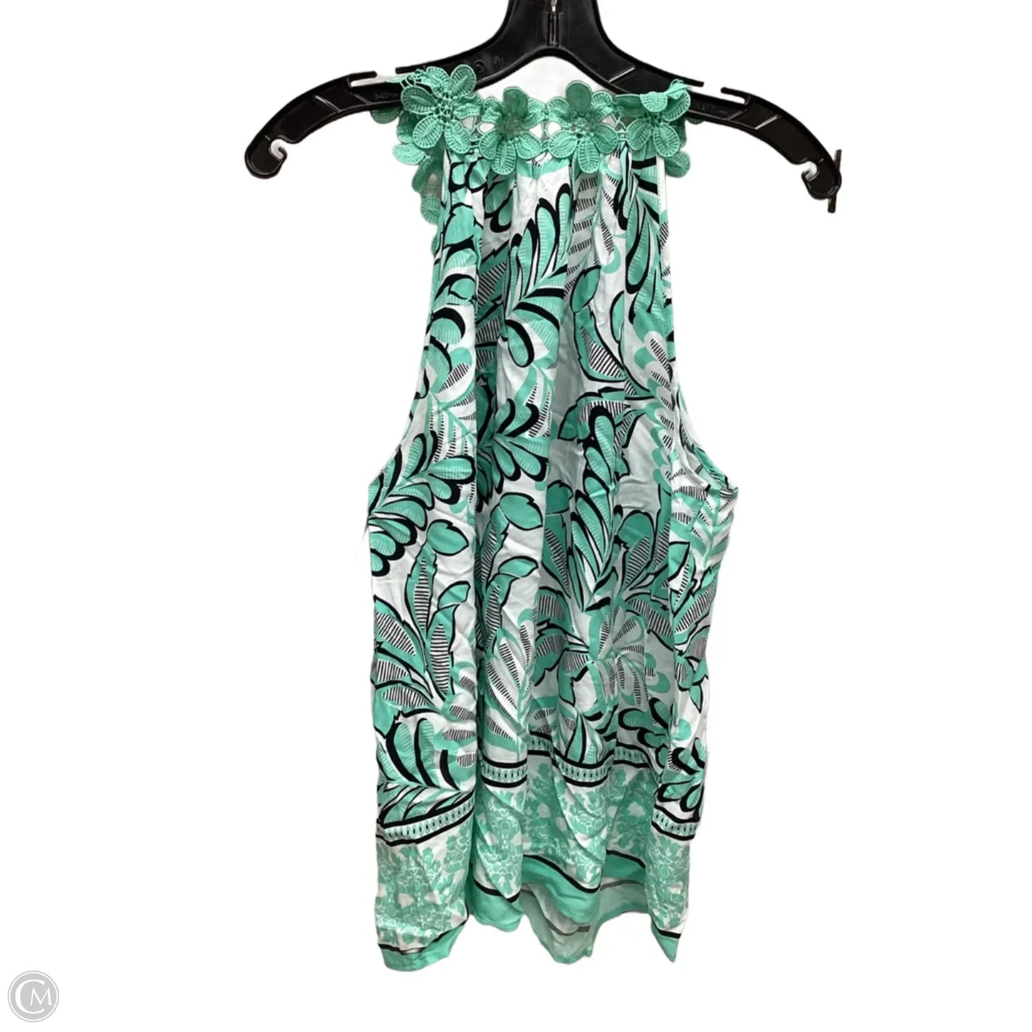 Top Sleeveless By Cato In Floral Print, Size: L