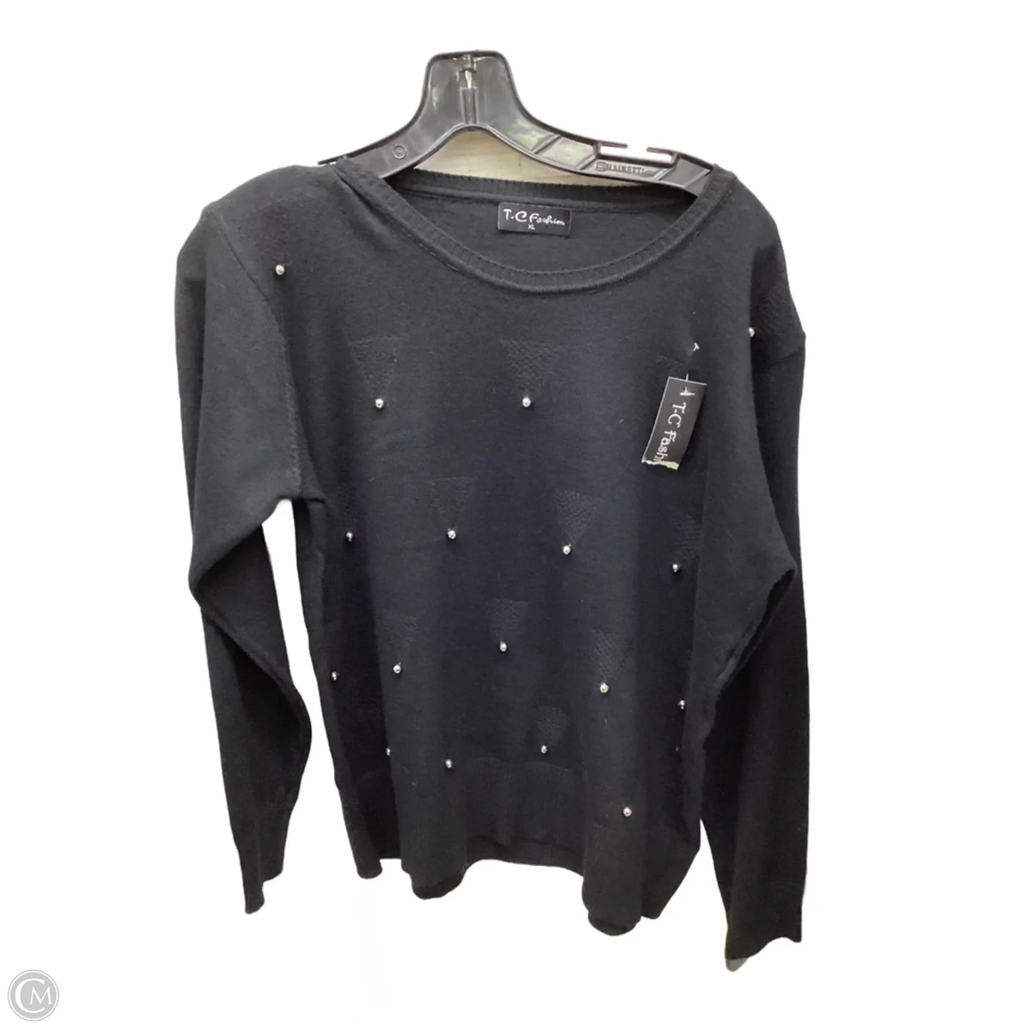 Sweater By Clothes Mentor In Black, Size: Xl