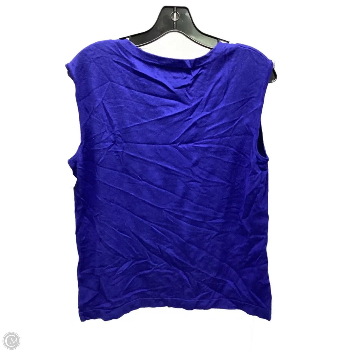 Top Sleeveless By Jones New York In Blue, Size: Xl