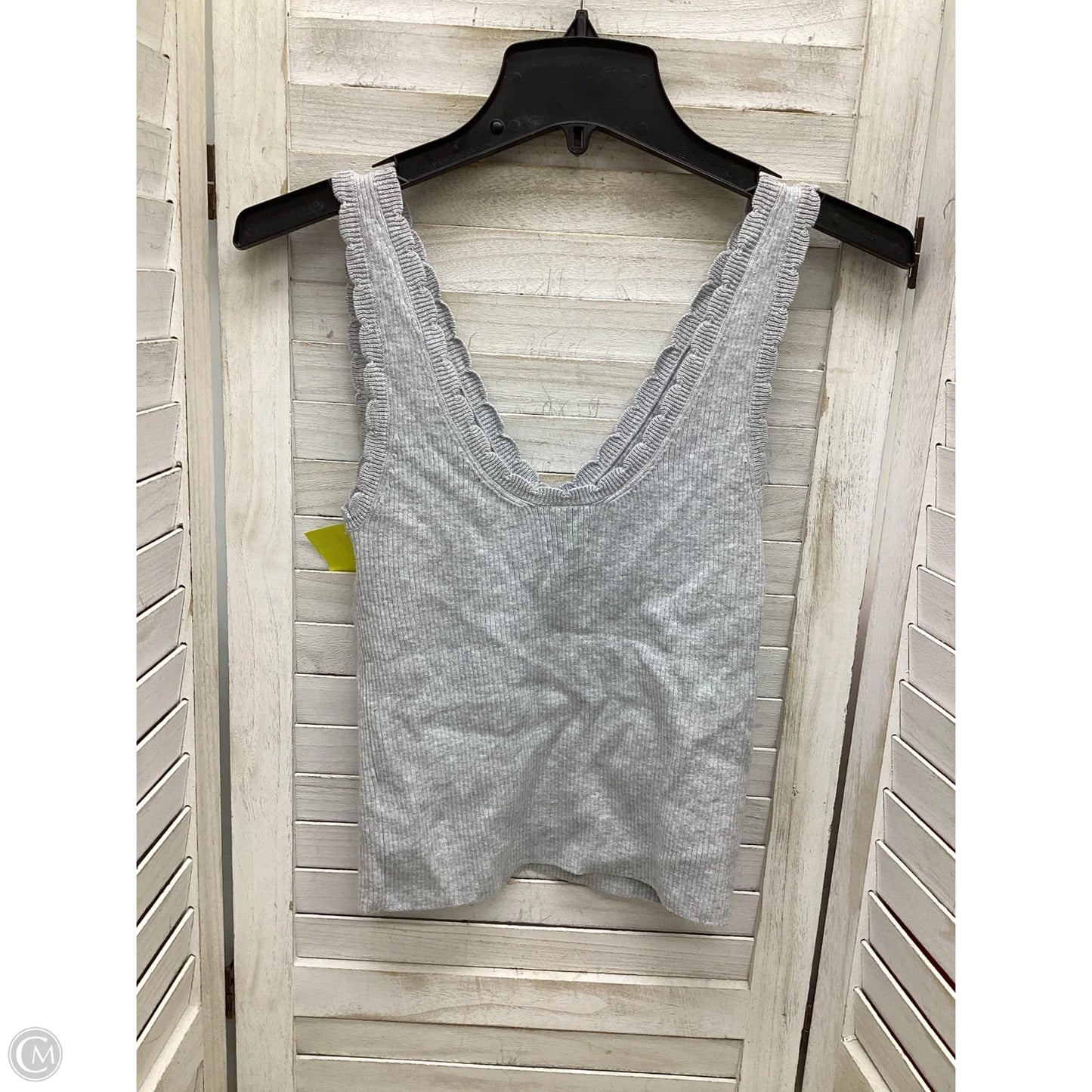Top Sleeveless By Aerie In Grey, Size: M