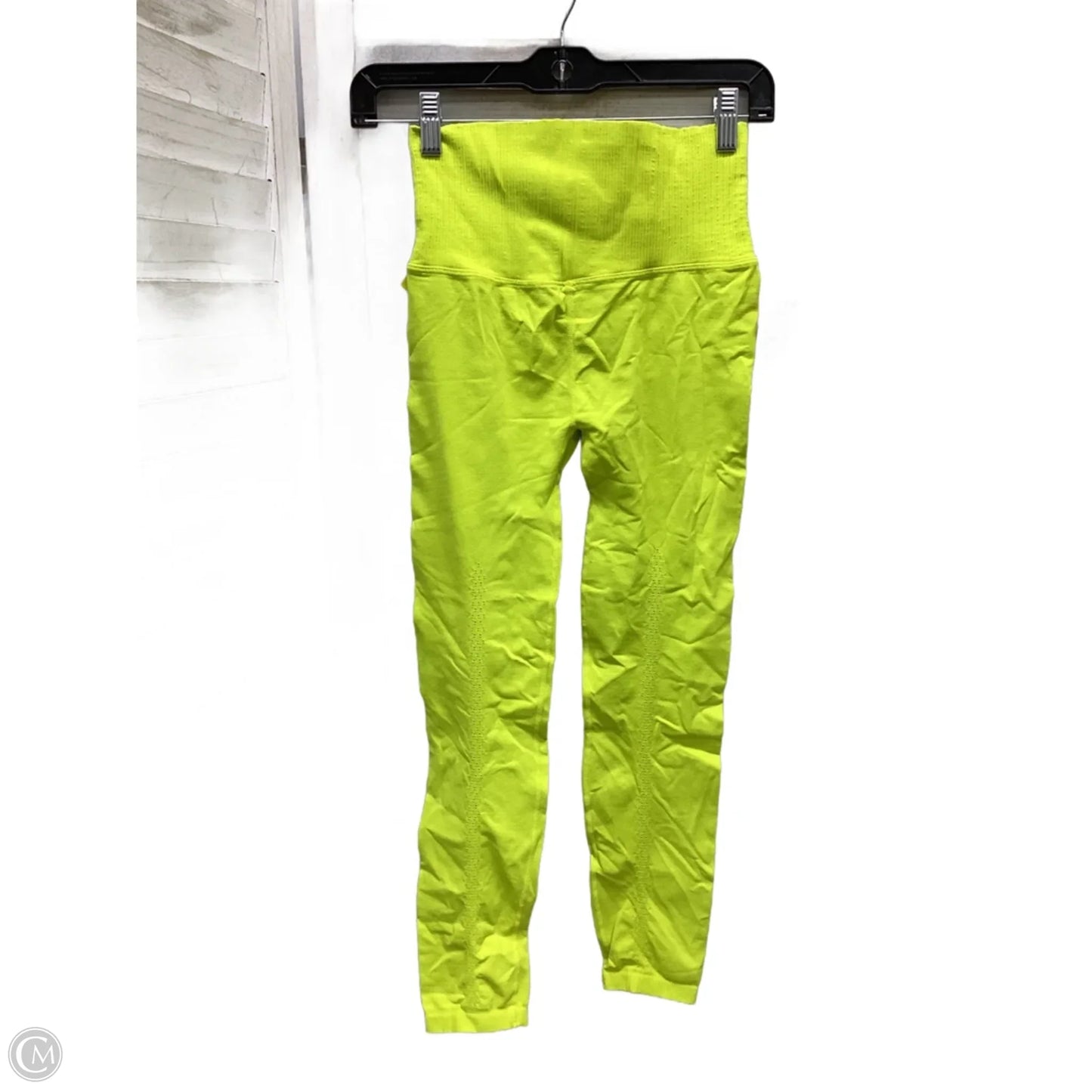 Athletic Leggings By Free People In Yellow, Size: M