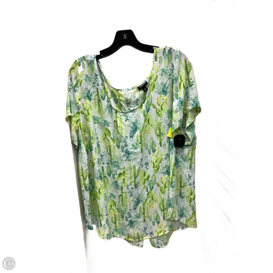 Blouse Short Sleeve By Torrid In Multi-colored, Size: 2x